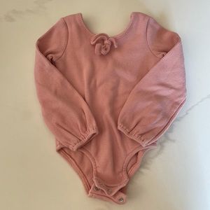 Light Pink scoop back onesie
